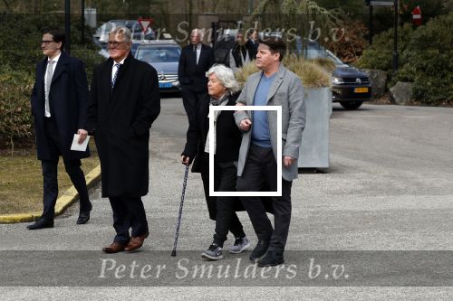 Leusden 6 maart 2018
Crematie Mies Bouwman in crematorium Leusden. Martijn Jeroen en Herma Krabbe