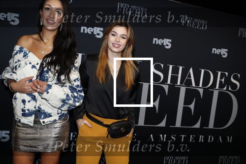 Amsterdam 6 februari 2018
Premiere 50 shades Freed in Tuschinski.
 Joelle Witschge en Soundos el Ahmadi