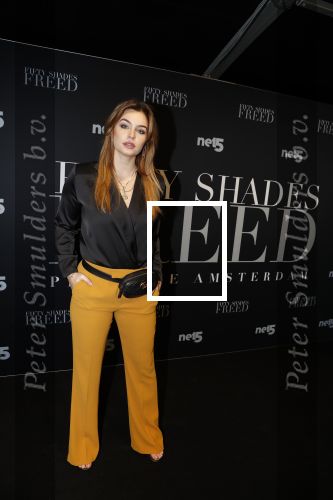 Amsterdam 6 februari 2018
Premiere 50 shades Freed in Tuschinski.
 Joelle Witschge en Soundos el Ahmadi