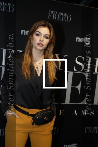 Amsterdam 6 februari 2018
Premiere 50 shades Freed in Tuschinski.
 Joelle Witschge en Soundos el Ahmadi