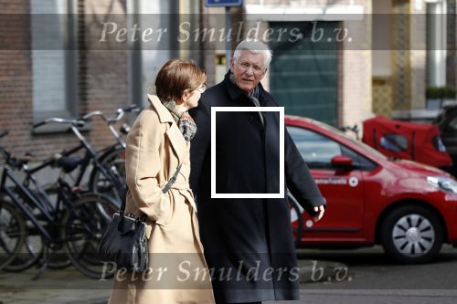 Amsterdam 9 maart 2018 
Joop Daalmeijer en zijn vrouw Maartje v Weegen hand in hand wandelend door Amsterdam
