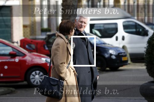 Amsterdam 9 maart 2018 
Joop Daalmeijer en zijn vrouw Maartje v Weegen hand in hand wandelend door Amsterdam