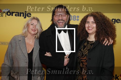 Amsterdam 12 februari 2018
Premiere Gek van Oranje in Tuschinski. Kenneth Herdigein met partner en dochter