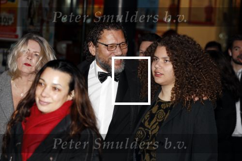 Amsterdam 12 februari 2018
Premiere Gek van Oranje in Tuschinski. Kenneth Herdigein met partner en dochter