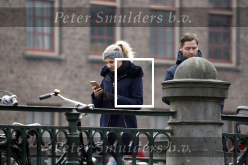 Amsterdam 3 maart 2018 
Kimberley Klaver met haar man Bas Schothorst