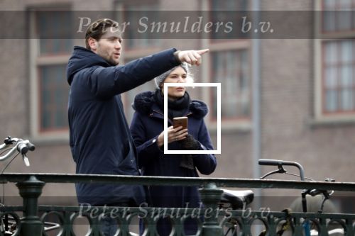 Amsterdam 3 maart 2018 
Kimberley Klaver met haar man Bas Schothorst