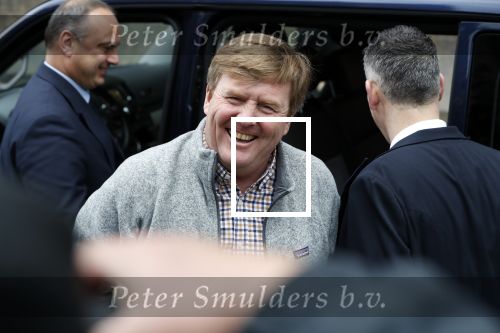 Amsterdam 3 februari 2018 
Prinses Beatrix viert haar 80e verjaardag in het paleis op de dam.  Koning Willem-Alexander en koningin Maxima arriveren met hun dochters, de prinsessen Amalia, Alexia en Ariane