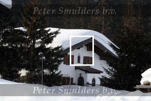 Lech 25 februari 2018
Het chalet met bewakingscamera\'s waar Koning Willem Alexander en Koningin Maxima met hun dochters logeren