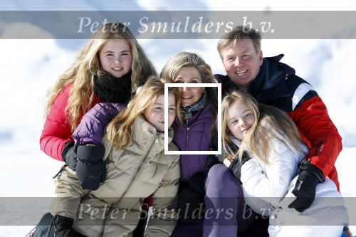 Lech, 26 Februari 2018
Fotouurtje Koninklijk Huis.
Koningin Maxima  Koning Willem Alexander Prinses Amalia Prinses Alexia en Prinses Ariane