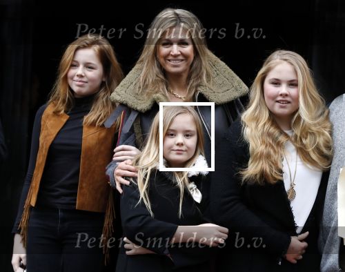 Amsterdam 3 februari 2018 
Prinses Beatrix viert haar 80e verjaardag in het paleis op de dam.  Koning Willem-Alexander en koningin Maxima arriveren met hun dochters, de prinsessen Amalia, Alexia en Ariane