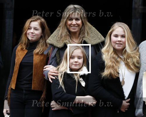 Amsterdam 3 februari 2018 
Prinses Beatrix viert haar 80e verjaardag in het paleis op de dam.  Koning Willem-Alexander en koningin Maxima arriveren met hun dochters, de prinsessen Amalia, Alexia en Ariane