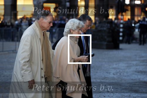 Amsterdam 3 februari 2018 
Prinses Beatrix viert haar 80e verjaardag in het paleis op de dam. Laurens Jan Brinkhorst en Jantien Heringa