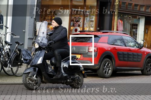 Amsterdam 9 februari 2018
Leco v Zadelhoff op zijn vespa scooter