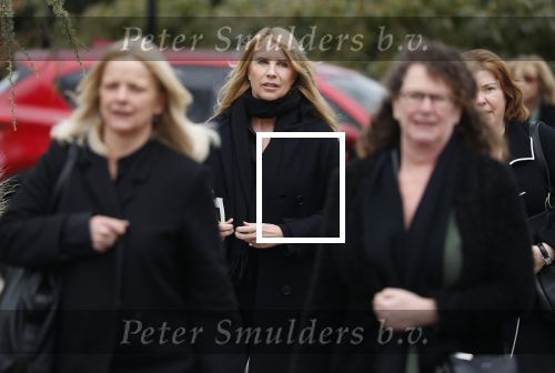Leusden 6 maart 2018
Crematie Mies Bouwman in crematorium Leusden. Linda de Mol