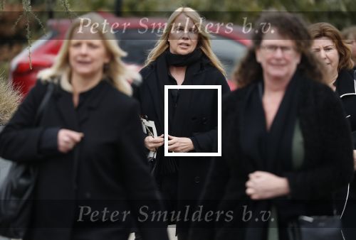 Leusden 6 maart 2018
Crematie Mies Bouwman in crematorium Leusden. Linda de Mol