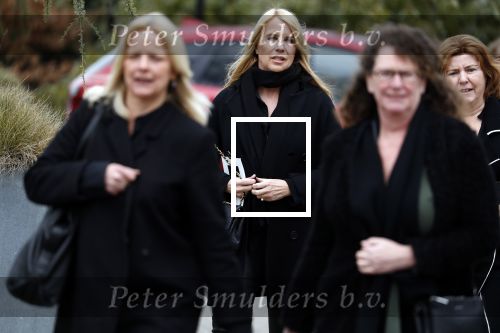 Leusden 6 maart 2018
Crematie Mies Bouwman in crematorium Leusden. Linda de Mol
