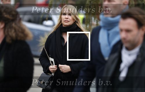Leusden 6 maart 2018
Crematie Mies Bouwman in crematorium Leusden. Linda de Mol