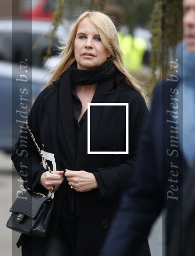 Leusden 6 maart 2018
Crematie Mies Bouwman in crematorium Leusden. Linda de Mol