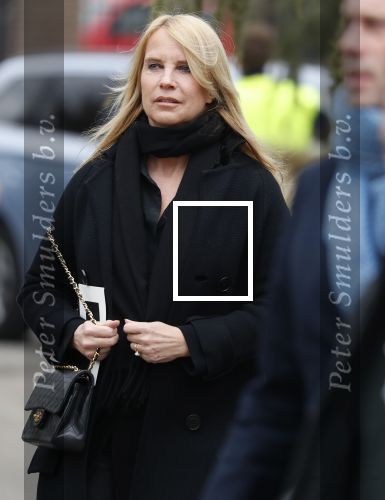 Leusden 6 maart 2018
Crematie Mies Bouwman in crematorium Leusden. Linda de Mol