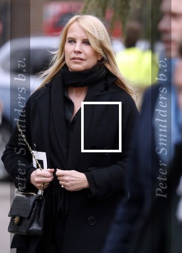 Leusden 6 maart 2018
Crematie Mies Bouwman in crematorium Leusden. Linda de Mol