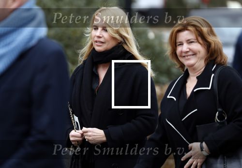 Leusden 6 maart 2018
Crematie Mies Bouwman in crematorium Leusden. Linda de Mol