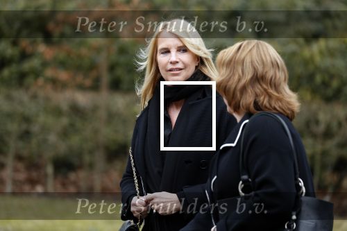 Leusden 6 maart 2018
Crematie Mies Bouwman in crematorium Leusden. Linda de Mol