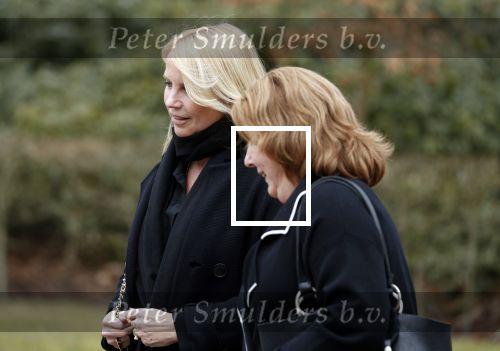 Leusden 6 maart 2018
Crematie Mies Bouwman in crematorium Leusden. Linda de Mol