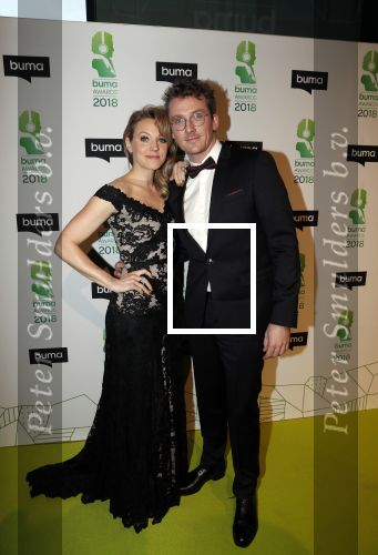 Amsterdam 5 maart 2018 
Buma prijzen in theater Amsterdam. Loes Haverkort en partner Floris Verbeij