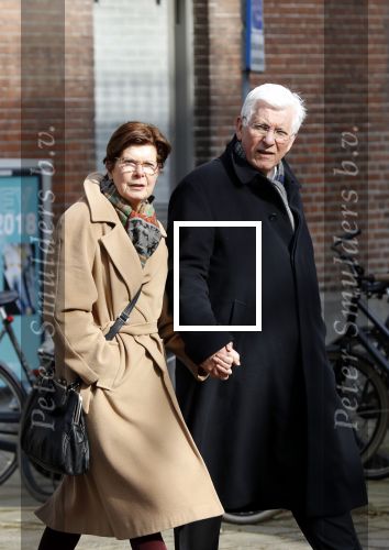 Amsterdam 9 maart 2018 
Joop Daalmeijer en zijn vrouw Maartje v Weegen hand in hand wandelend door Amsterdam