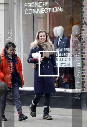 Amsterdam 3 maart 2018
Maria Kooistra met zoon in Amsterdam zuid