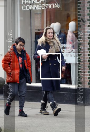 Amsterdam 3 maart 2018
Maria Kooistra met zoon in Amsterdam zuid