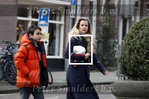 Amsterdam 3 maart 2018
Maria Kooistra met zoon in Amsterdam zuid