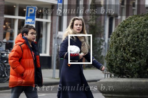 Amsterdam 3 maart 2018
Maria Kooistra met zoon in Amsterdam zuid