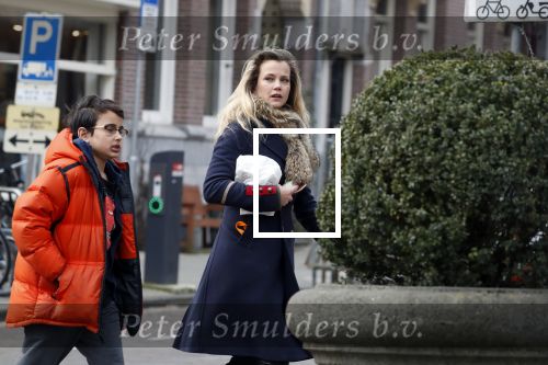 Amsterdam 3 maart 2018
Maria Kooistra met zoon in Amsterdam zuid