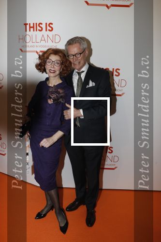 Amsterdam 1 februari 2018 
Opening This is Holland. Marijke Helwegen met man Harry