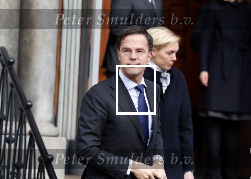 Rotterdam 20 februari 2018
Dienst voor overlijden /begrafenis Ruud Lubbers in de Laurentius Elisabeth Kathedraal. Mark Rutte