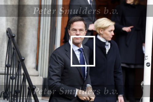 Rotterdam 20 februari 2018
Dienst voor overlijden /begrafenis Ruud Lubbers in de Laurentius Elisabeth Kathedraal. Mark Rutte