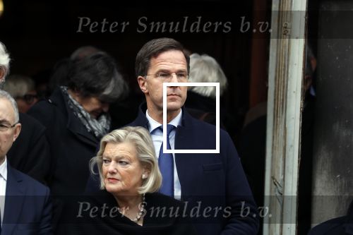 Rotterdam 20 februari 2018
Dienst voor overlijden /begrafenis Ruud Lubbers in de Laurentius Elisabeth Kathedraal. Mark Rutte