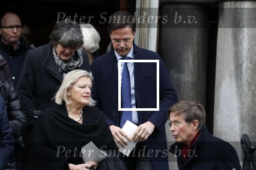Rotterdam 20 februari 2018
Dienst voor overlijden /begrafenis Ruud Lubbers in de Laurentius Elisabeth Kathedraal. Mark Rutte