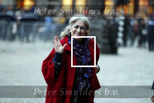 Amsterdam 3 februari 2018 
Prinses Beatrix viert haar 80e verjaardag in het paleis op de dam. Marte Rohling en Bert Wassenaar