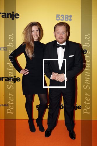 Amsterdam 12 februari 2018
Premiere Gek van Oranje in Tuschinski. Martijn Fischer met vriendin