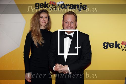 Amsterdam 12 februari 2018
Premiere Gek van Oranje in Tuschinski. Martijn Fischer met vriendin