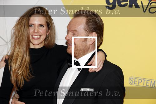 Amsterdam 12 februari 2018
Premiere Gek van Oranje in Tuschinski. Martijn Fischer met vriendin