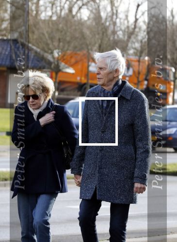 Hilversum 12 februari 2018
Martine Bijl en Berend Boudewijn wandelend hand in hand