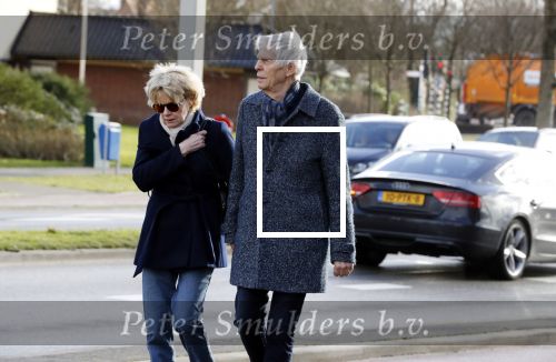 Hilversum 12 februari 2018
Martine Bijl en Berend Boudewijn wandelend hand in hand