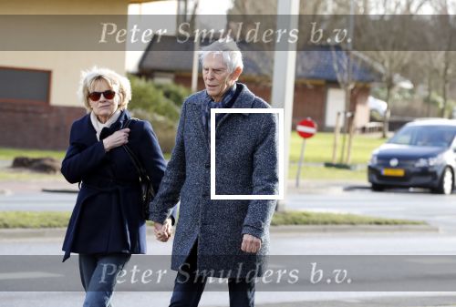 Hilversum 12 februari 2018
Martine Bijl en Berend Boudewijn wandelend hand in hand