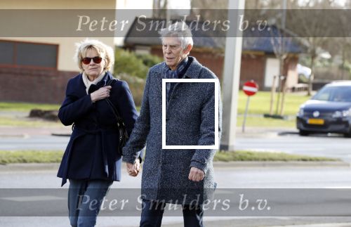 Hilversum 12 februari 2018
Martine Bijl en Berend Boudewijn wandelend hand in hand