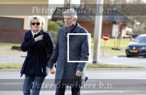 Hilversum 12 februari 2018
Martine Bijl en Berend Boudewijn wandelend hand in hand