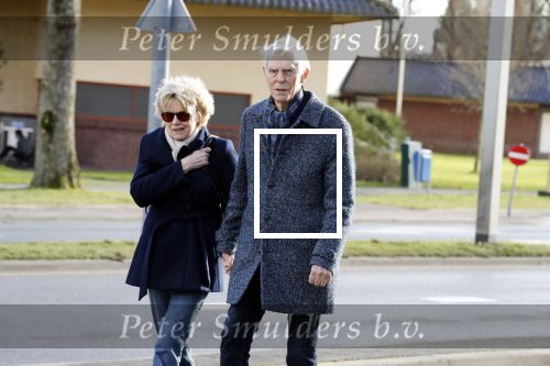 Hilversum 12 februari 2018
Martine Bijl en Berend Boudewijn wandelend hand in hand