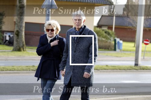 Hilversum 12 februari 2018
Martine Bijl en Berend Boudewijn wandelend hand in hand